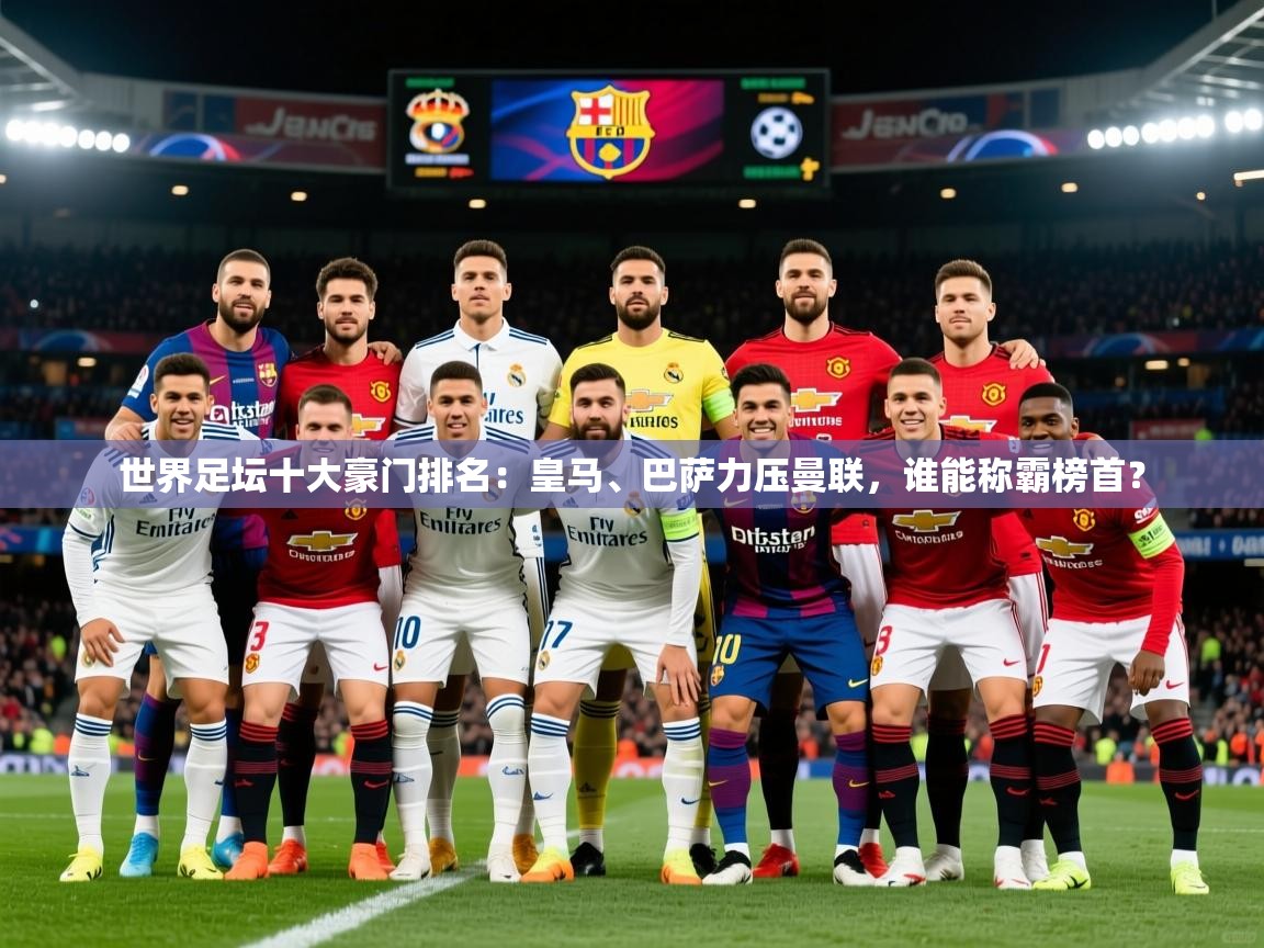 2025九游娱乐官网入口世界足坛十大豪门排名：皇马、巴萨力压曼联，谁能称霸榜首？