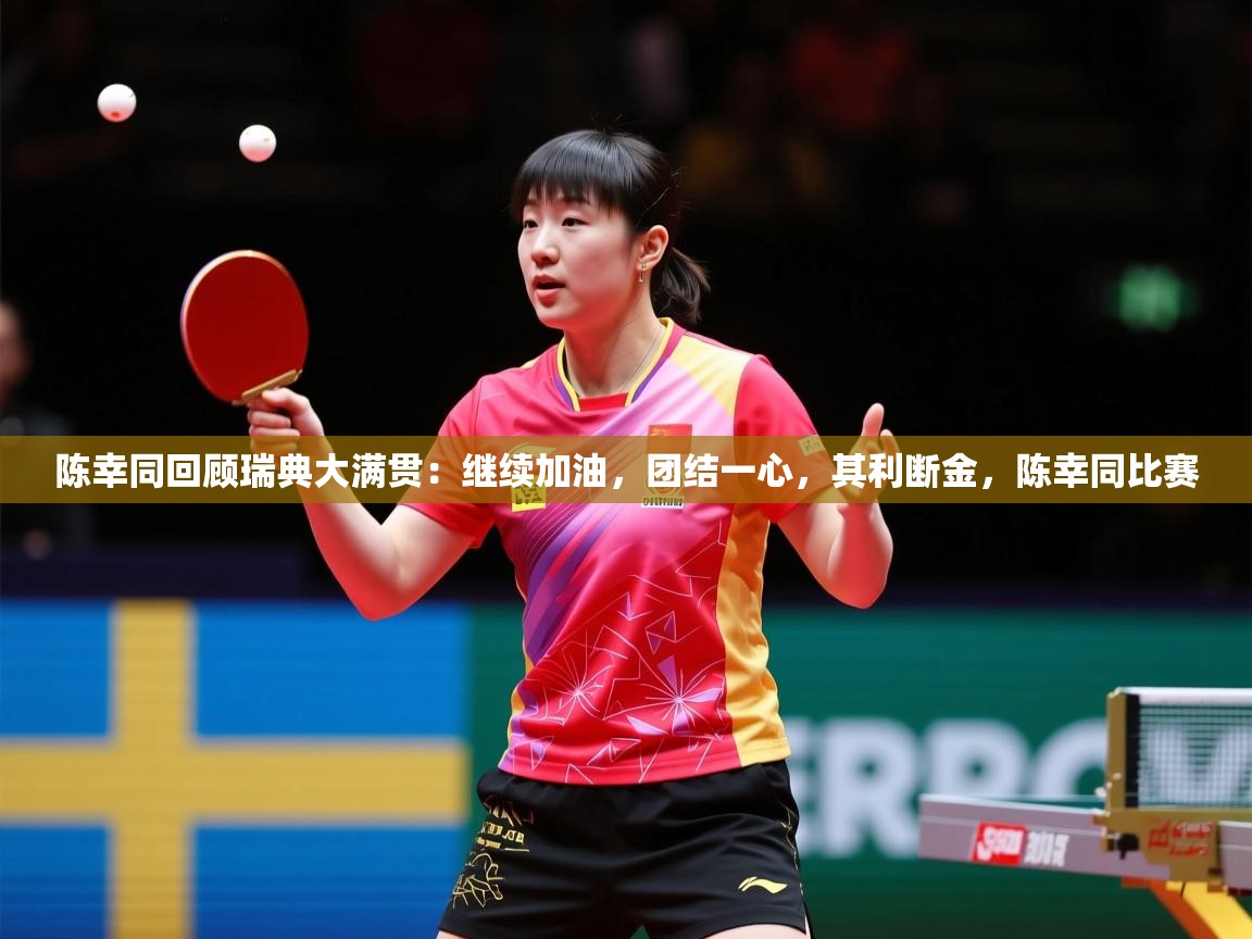 2025九游电子娱乐网站陈幸同回顾瑞典大满贯:继续加油,团结一心,其利断金,陈幸同比赛
